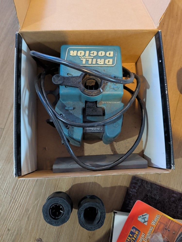 Drill Doctor 500SP Precision Drill Bit Sharpener Blue Grinding Sharpening Tool