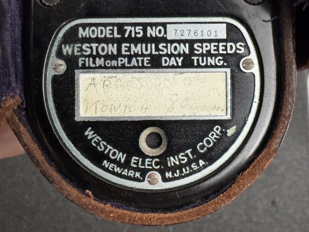 Weston Master Universal Exposure Meter Model 715 + Original Case - Works!
