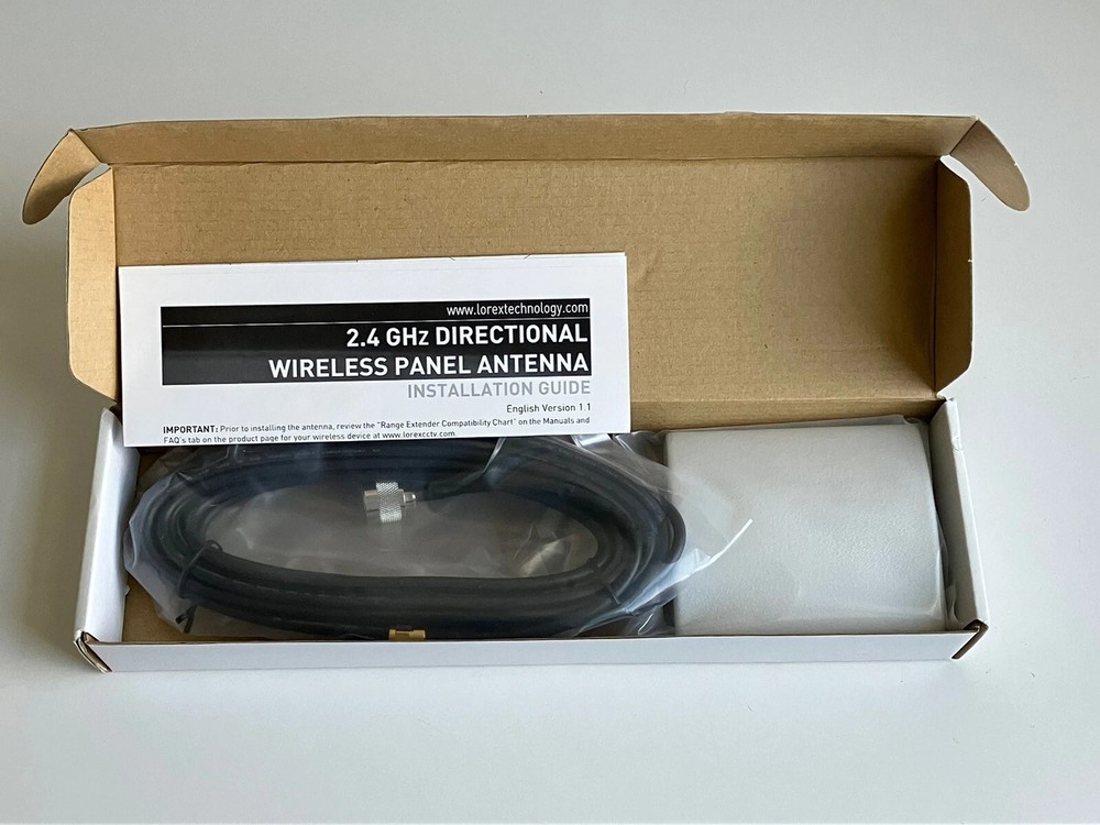 Lorex - 2.4 GHZ Directional Wireless Panel Antenna Model ACCANTD9 Range Extender
