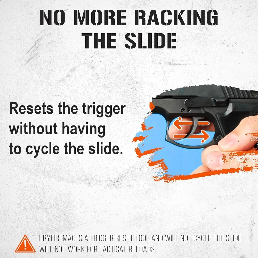 Glock Dry Fire Mag with Spring Kit - Gen 3/4/5/6