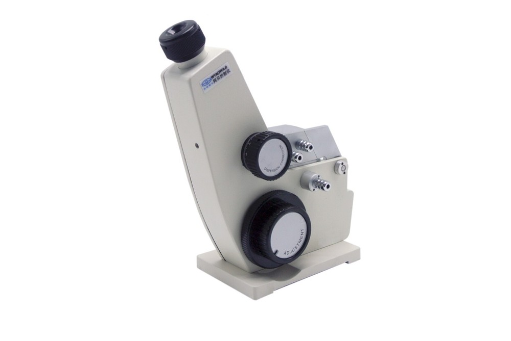 Abbe Refractometer Lab Abbe Refractometer Monocular with Accuracy(nD) ±0.0002