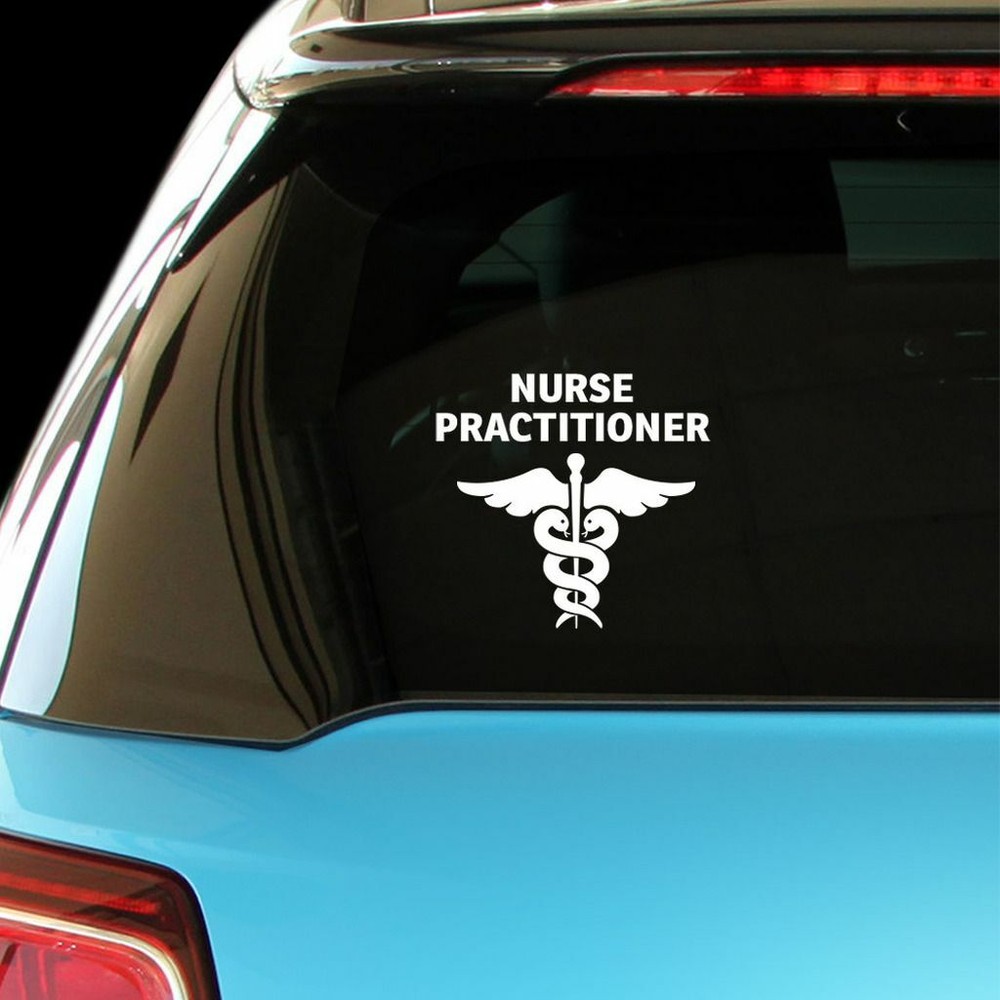 NURSE PRACTITIONER Medical Decal Sticker