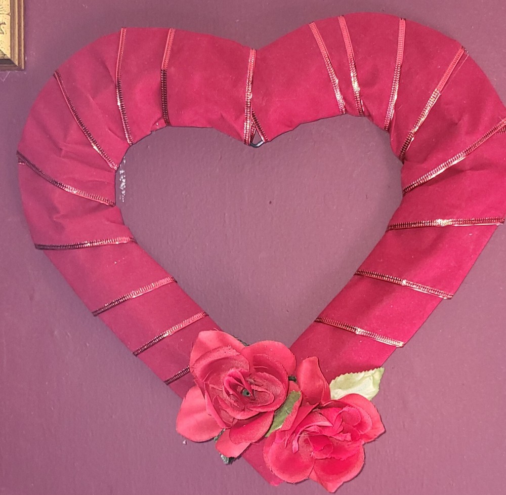 Handmade Valentines Wreath