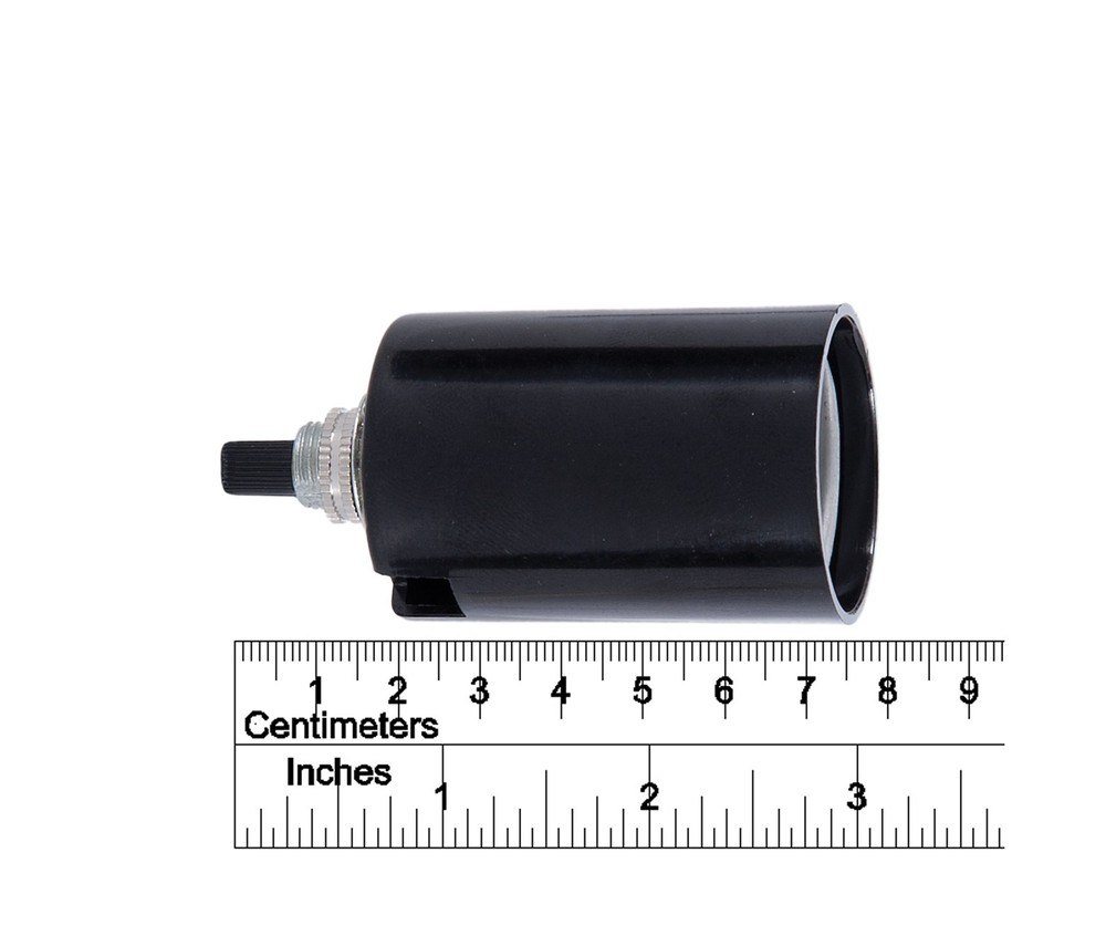 B&P Lamp Medium Base Phenolic Husk Socket with 2 Piece Bottom