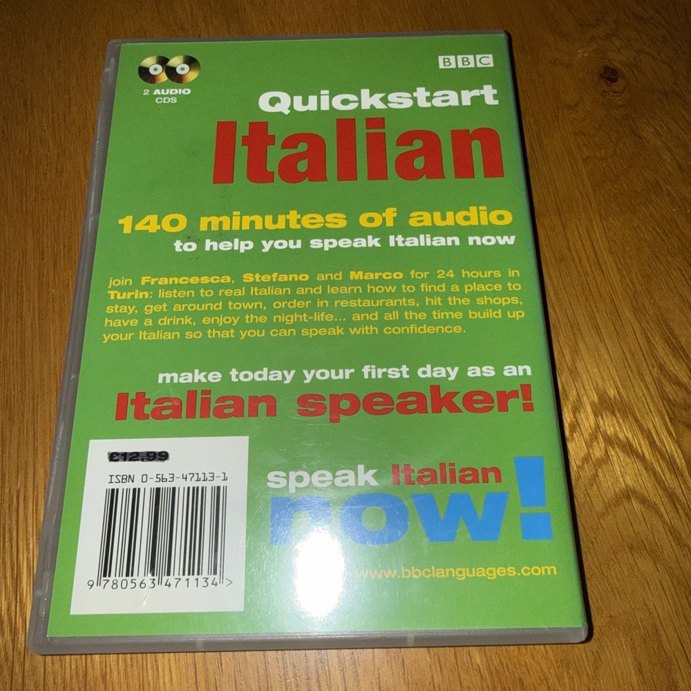 Quickstart Italian CD