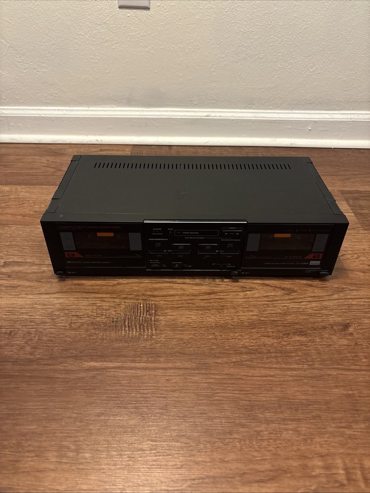Sansui D-65BW stereo double cassette deck