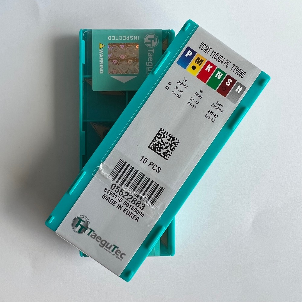 10Pcs/BOX Taegutec VCMT110304PC TT9080