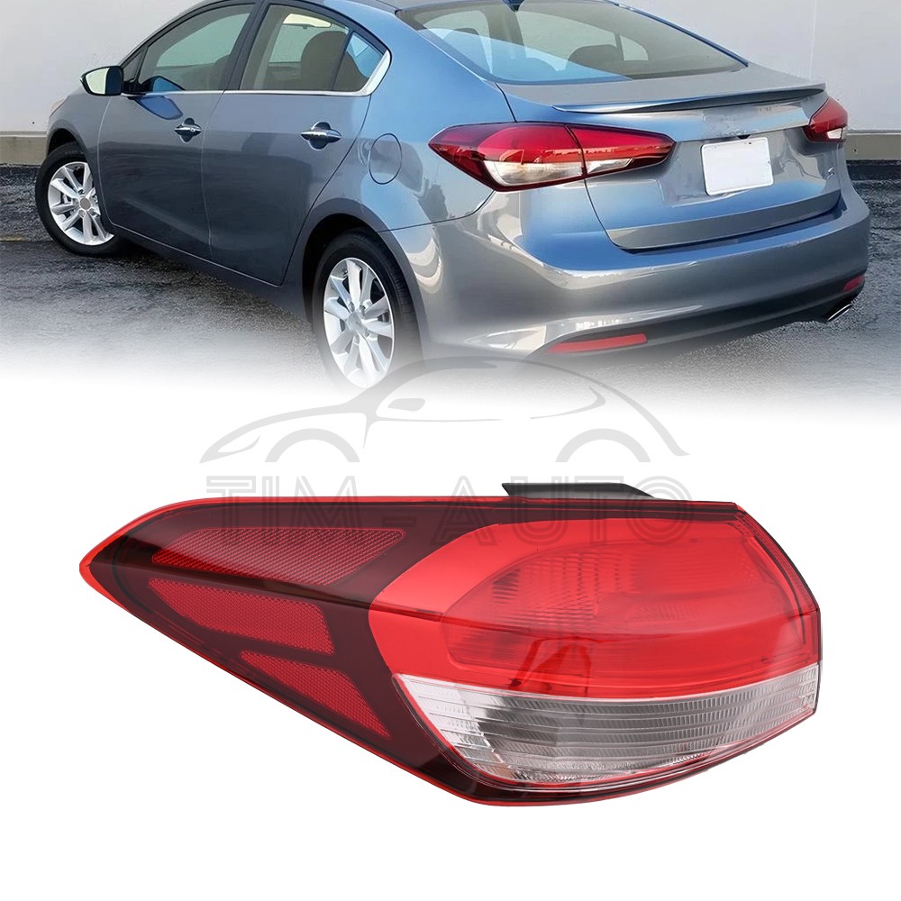 For 2017-2018 Kia Forte Sedan Halogen Tail Light Rear Brake Lamp Outer Left Side
