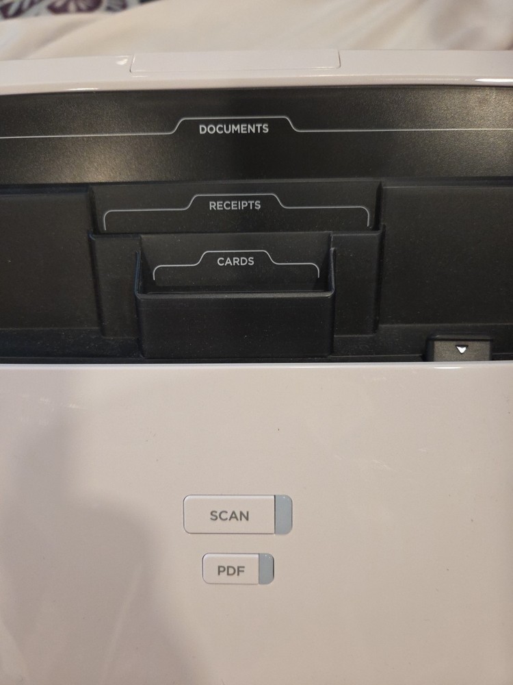 Neat Desk Pass-Through Scanner White Home Office Edition