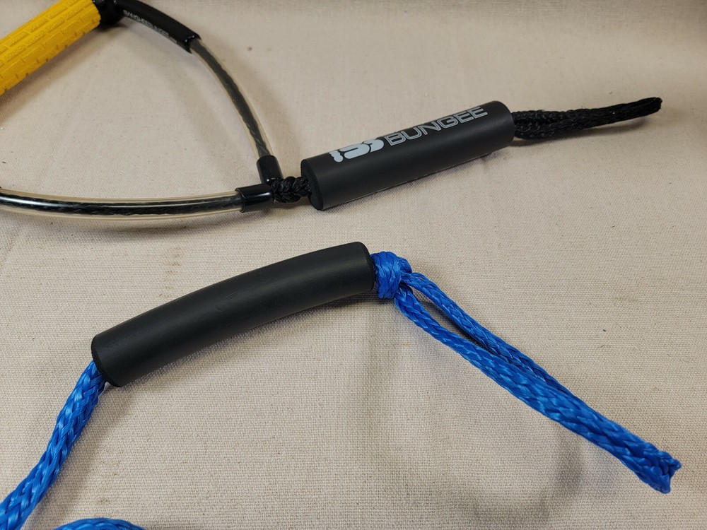 Banshee Bungee D Handle Grip Wakeboarding & Radar 60' Tow Pull Water Ski Rope