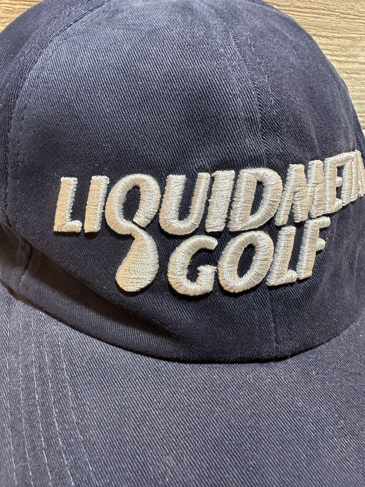 Liquid Metal Golf Hat Strap Back