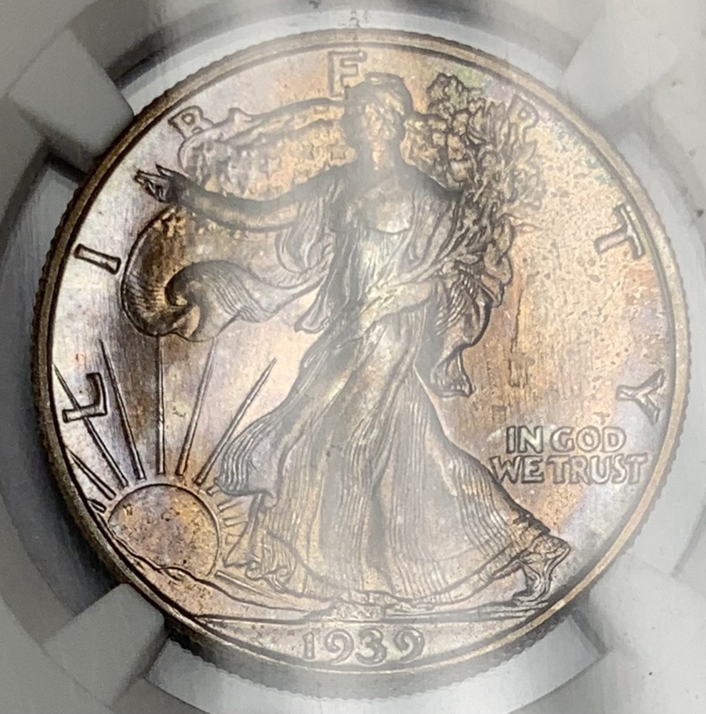 1939-D Walking Liberty Half Dollar NGC MS66