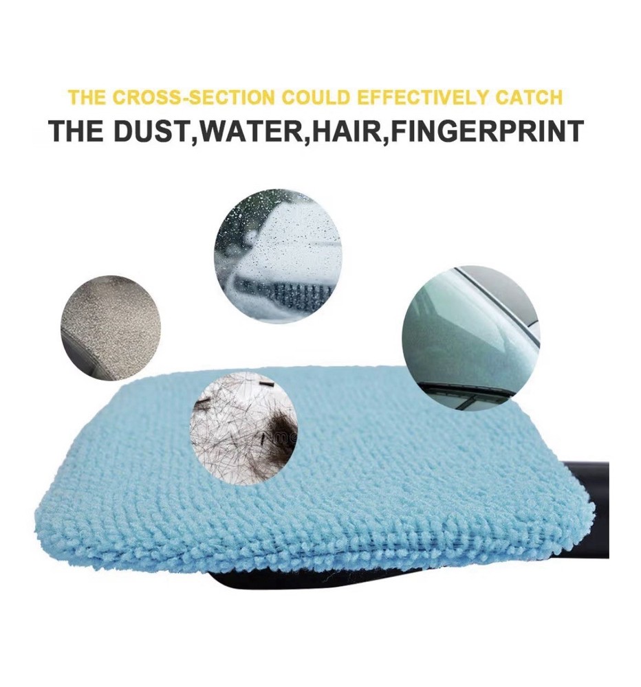 5 Pack Microfiber Replacement Bonnets for Windshield Cleaners - Eco-Friendly