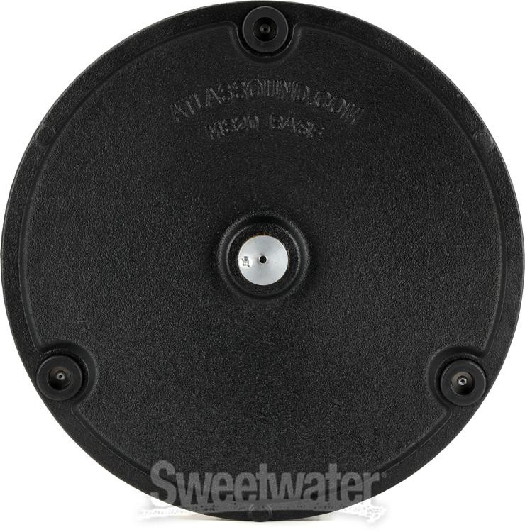 AtlasIED MS-20 B Microphone Stand Base for MS-20/MS-20E - Ebony