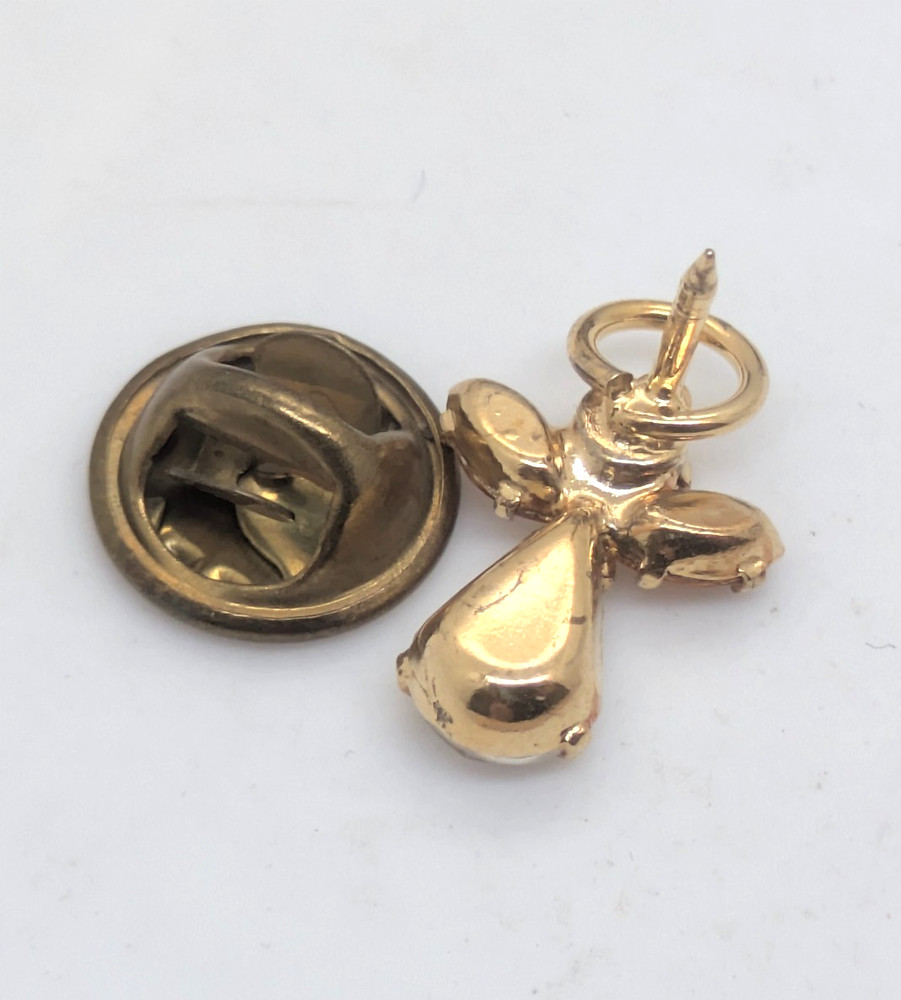Small Angel Lapel Pin Sparkling Accent