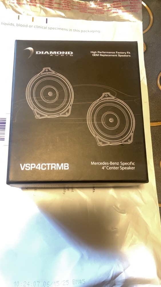 Diamond Audio VSP4CTRMB Mercedes Benz® Specific 4" Center Dash Midrange