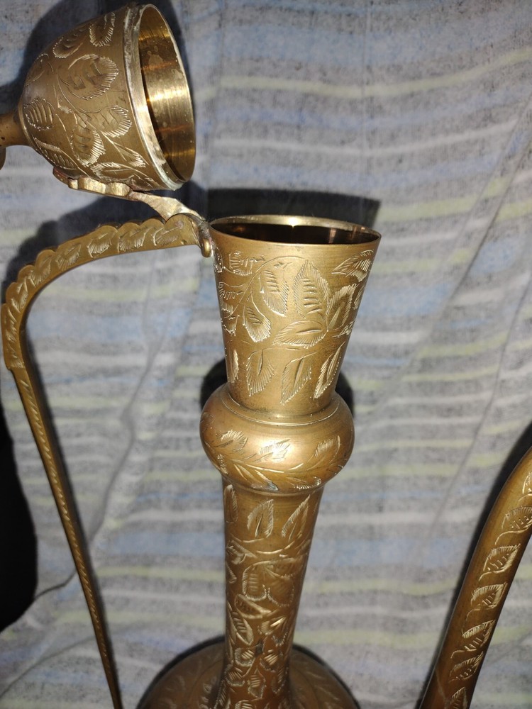 vintage brass Coffee Pot