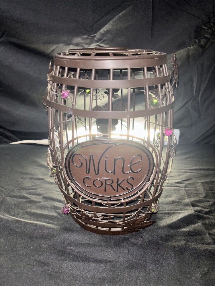 Wine Corks Decorative Metal Basket