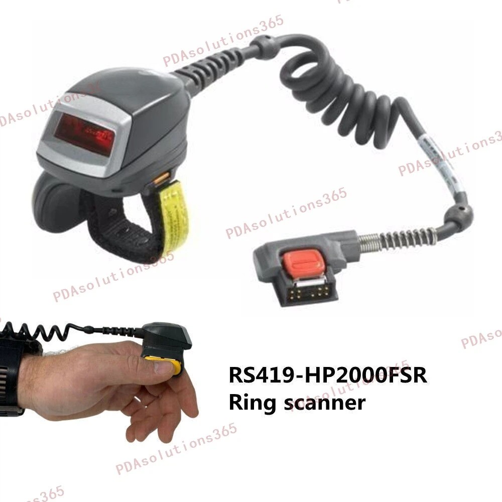 For Zebra Symbol RS419 Wearable Ring Barcode Scanner RS419-HP2000FSR