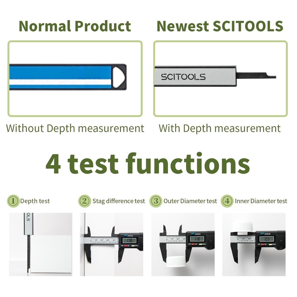 Compact 0-4" Digital Caliper with Inch & Millimeter Conversion for DIY Projects