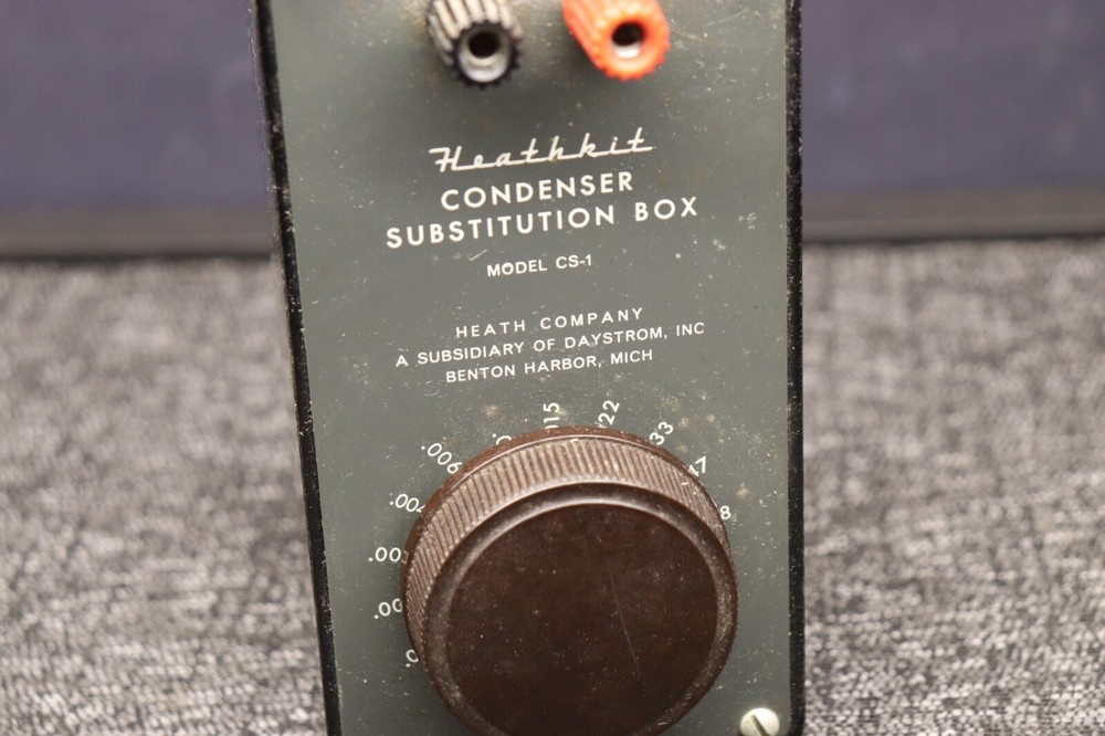 Vintage Heathkit Model CS-1 Condenser Substitution Box