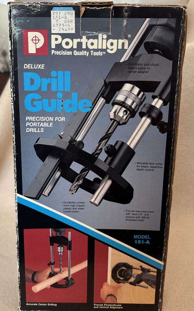 PORTALIGN #151-A PRECISION DRILL GUIDE W/ MANUAL NEW OPEN BOX