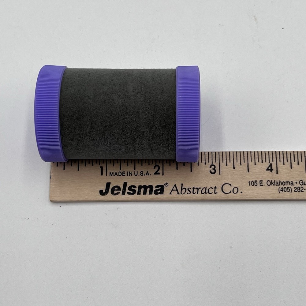 Conair More Big Curls 12 Replacement Rollers Curlers Flocked Purple No Clips