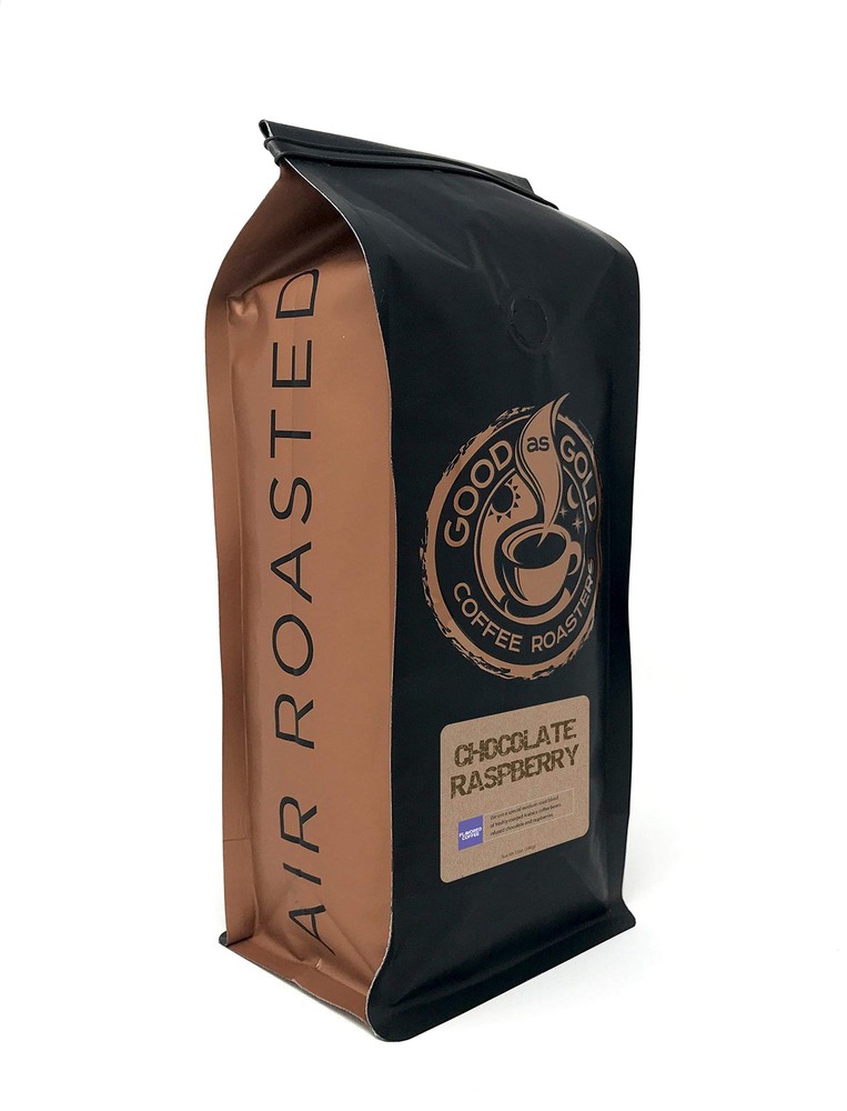 Chocolate Raspberry Whole Bean Flavored Coffee 12oz Gourmet Medium Roast