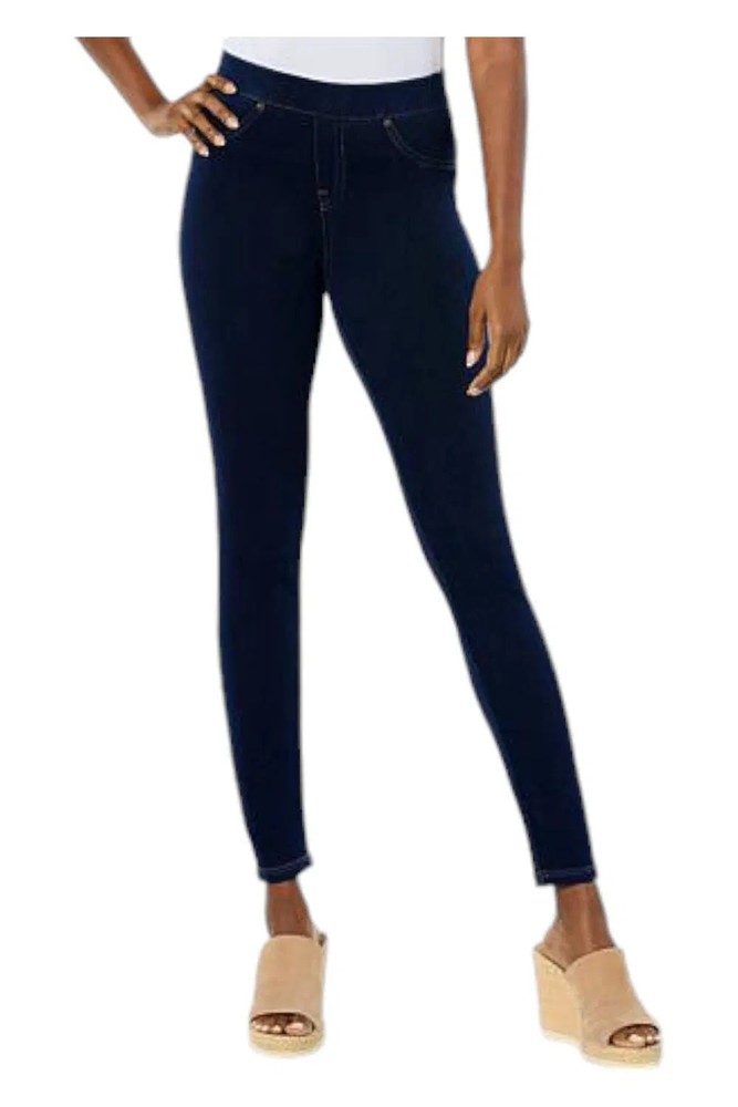 HUE Women's Ultimate Stretch Denim Legging Midnight blue