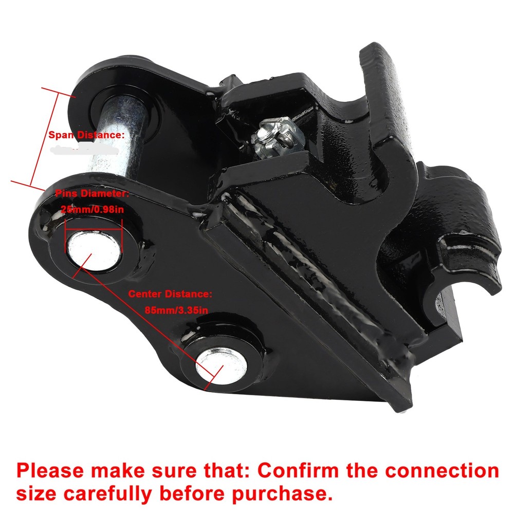 Fits For Mini Excavators Excavator Attachment Quick Hitch Coupler Attachments E4
