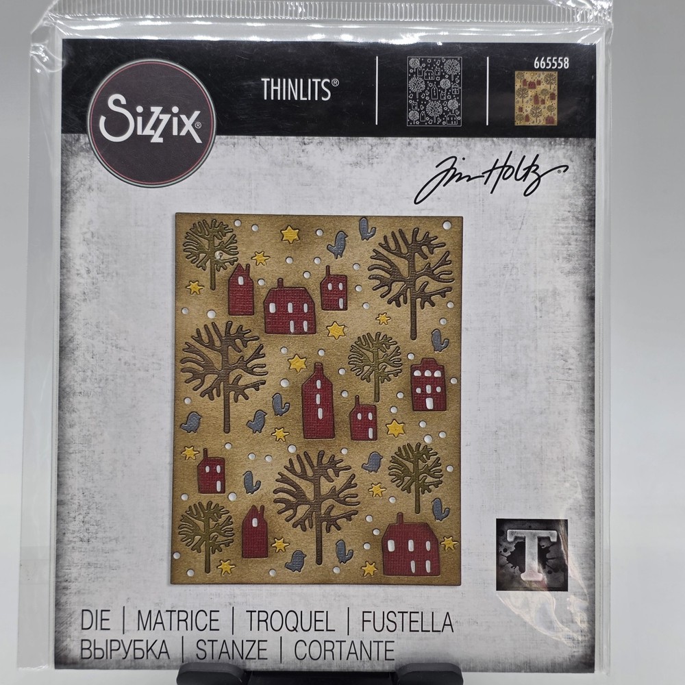 Sizzix Thinlits Countryside by Jim Holtz One die Ellison Scrapbooking 665558