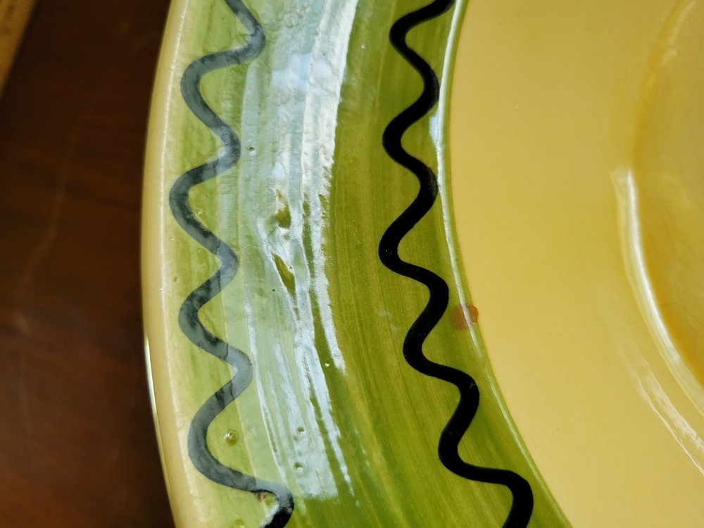 12" Ceramic Bowl From Italy