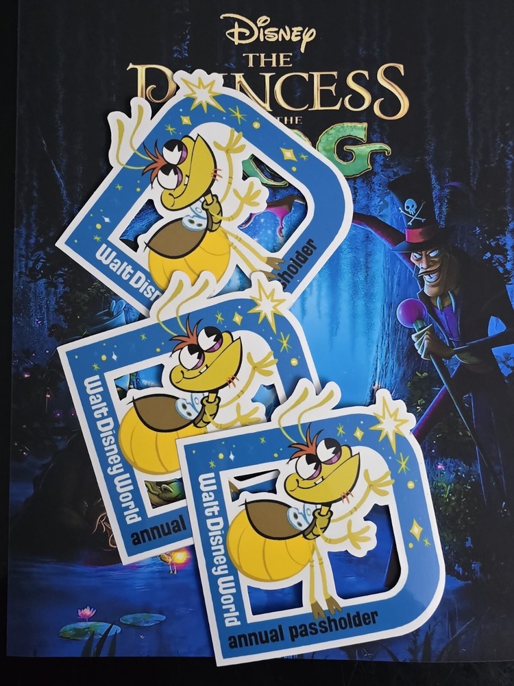 Disney  passholder 2025 RAY FIREFLY STICKERS
