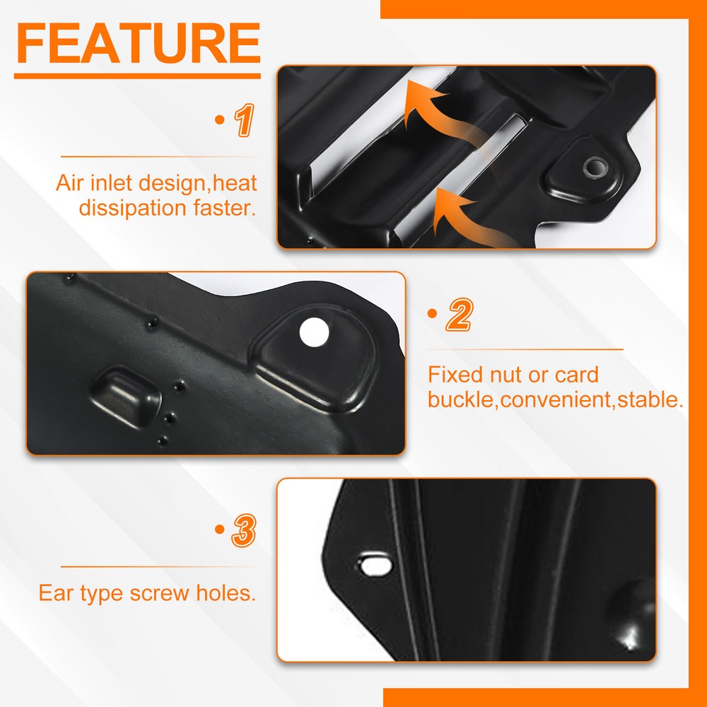 Engine Splash Shield For 2012-2019 Ford Focus 2013 2014-2018 C-Max For FO1228121