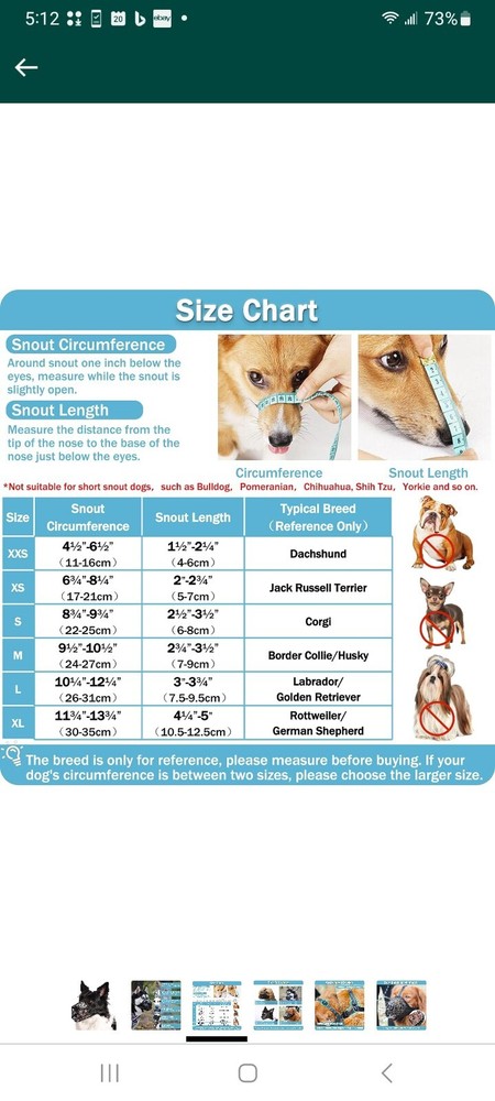Dog Muzzle, Soft Mesh Dog Muzzles for Small Medium Large Dogs, Breathable Dog...