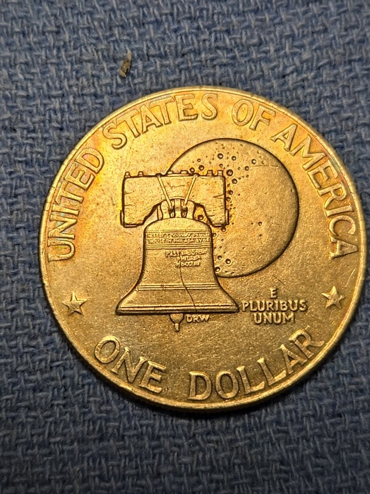 Bicentennial Eisenhower Possible Error Beautiful Toning On The Back.