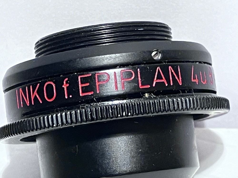 Zeiss INKO Epiplan 4X Reflected Light Microscope Objective 462001-9901