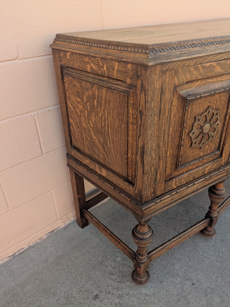 Vintage Modern Regency Wood Console Media Entryway Sofa Sideboard Table