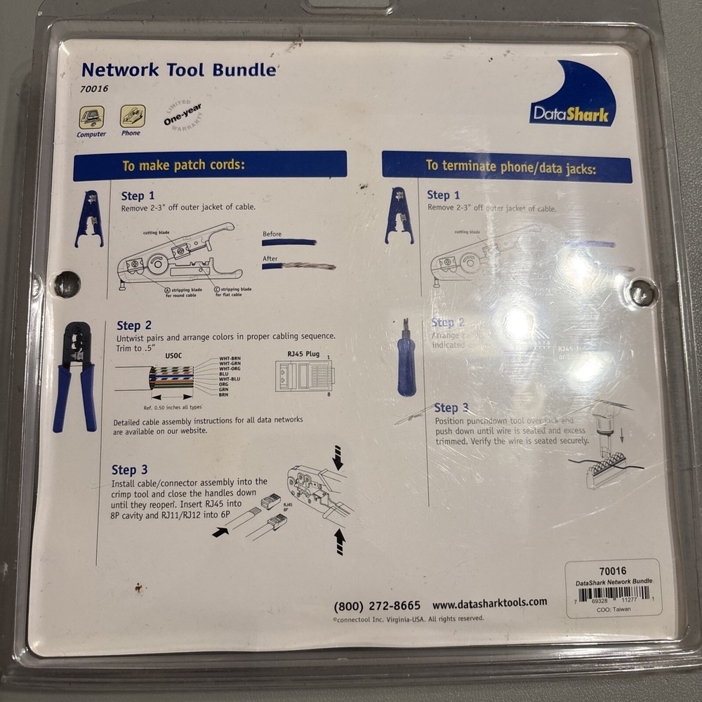Network Tool Bundle 70016 NEW