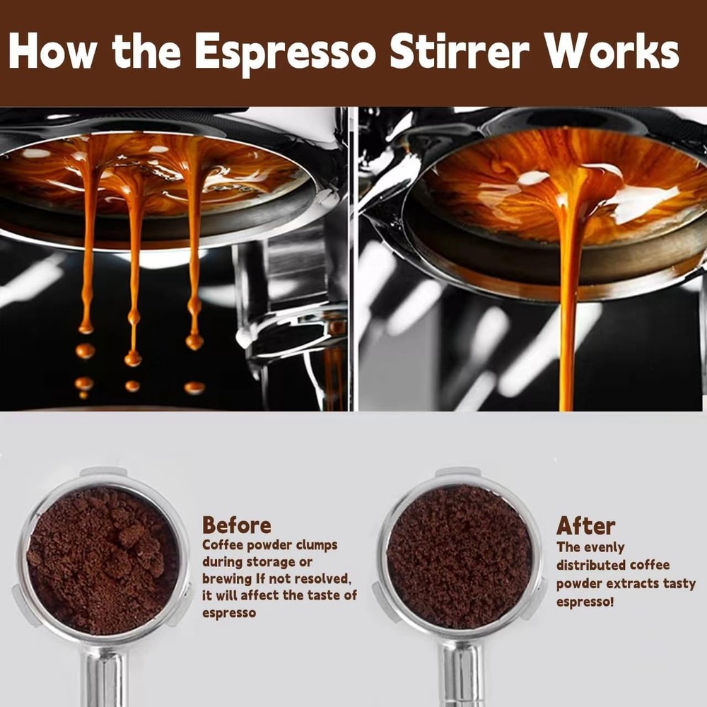 2 Packs 58.5mm Espresso Puck Screen, Reusable Screen Replacement,