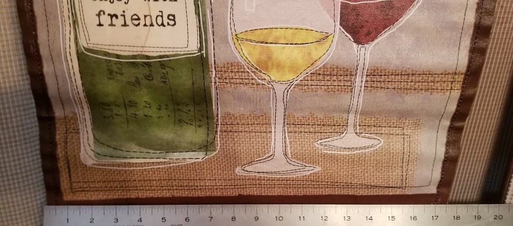 Wine Enjoy With Friends Wall Hanging
