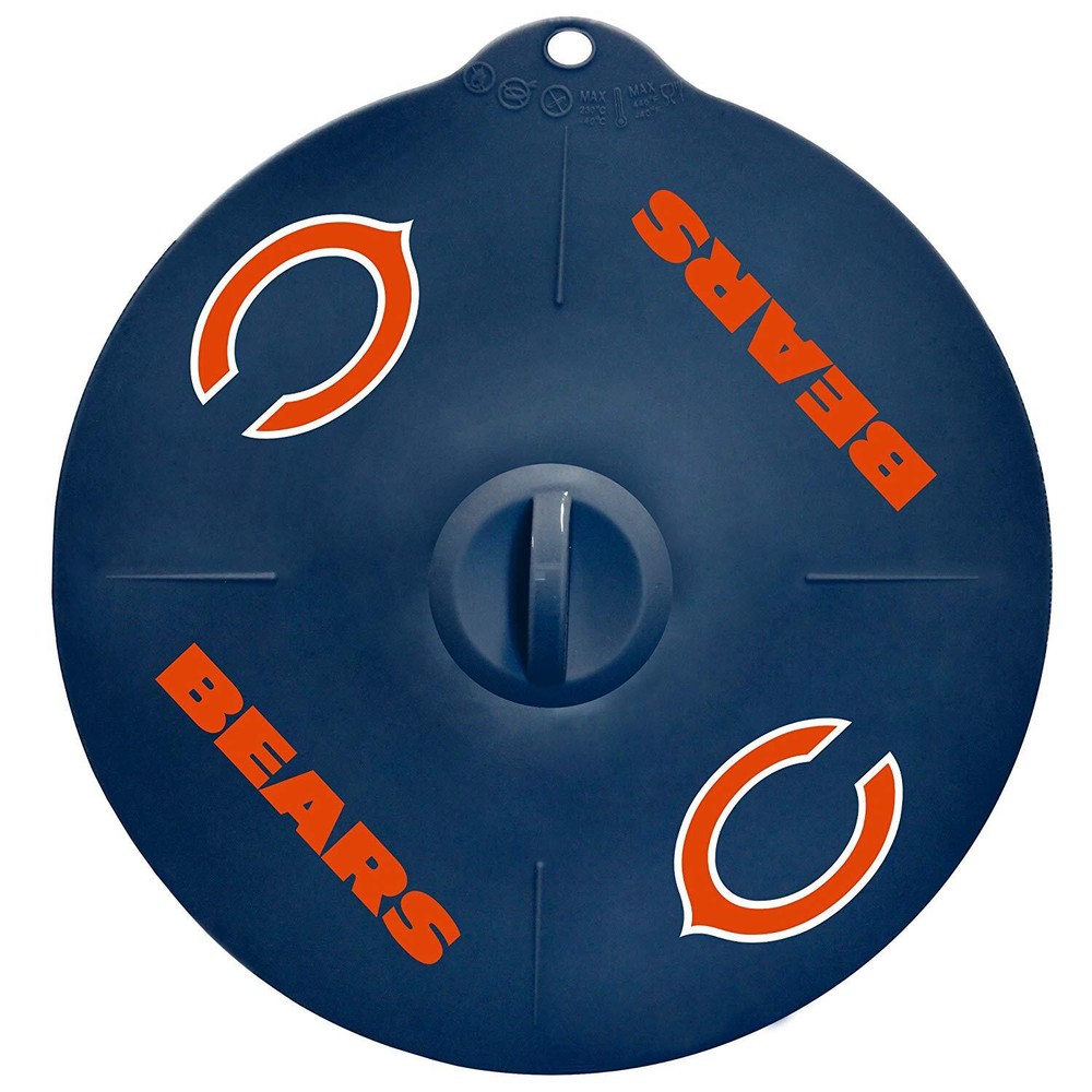 Chicago Bears 9" Silicone Lid Bakeware Cookware Microwave Safe