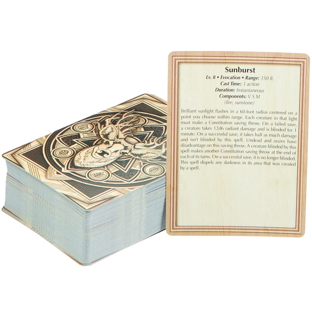 Spell Cards - DND 5e Compatible - Quick Reference Class Ability Decks - Pocke...