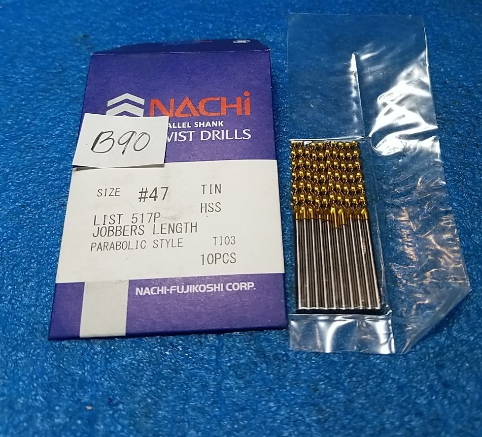 NACHI    SIZE #47  TIN  HSS    10 PCS