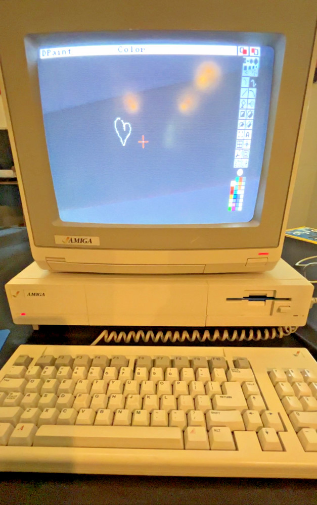 Amiga 1000 *Working* System w/Deluxe Paint, Scribble, Music, Printer, Tablet