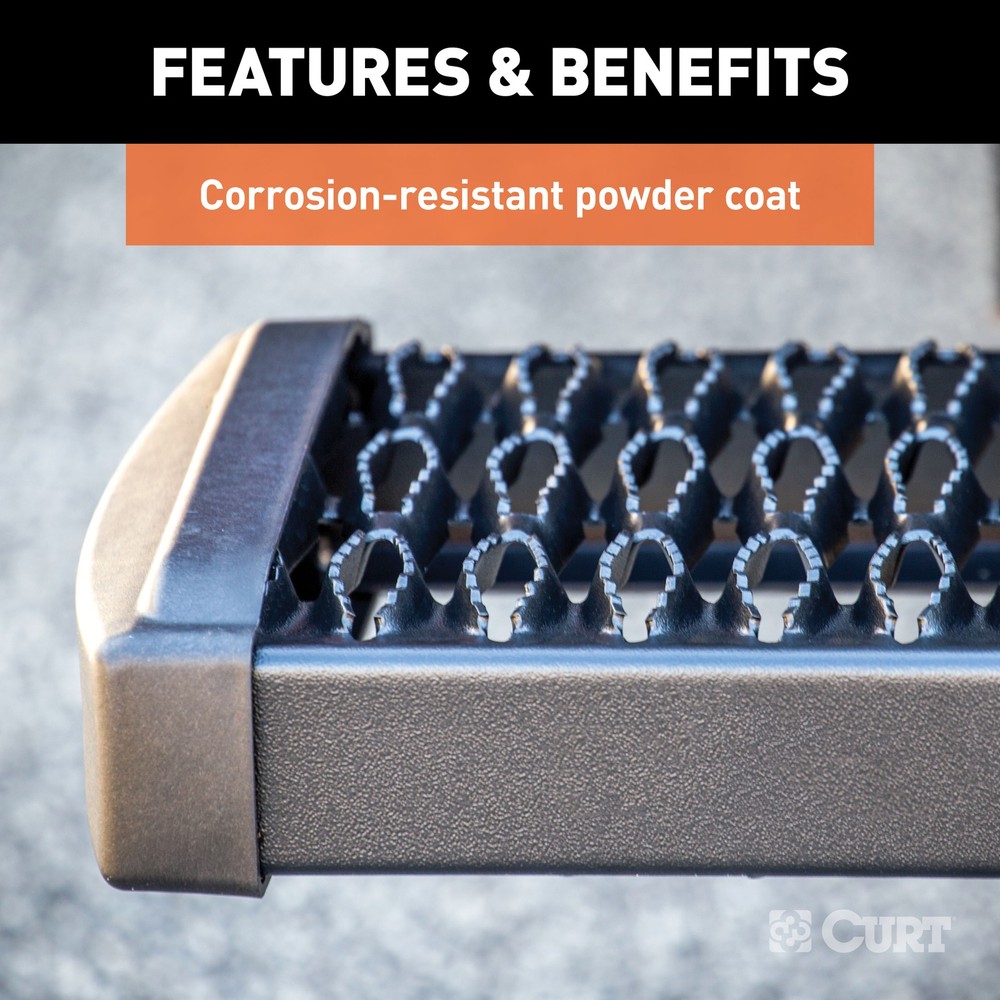 Curt Grip Step Receiver Hitch Step with 6" Drop