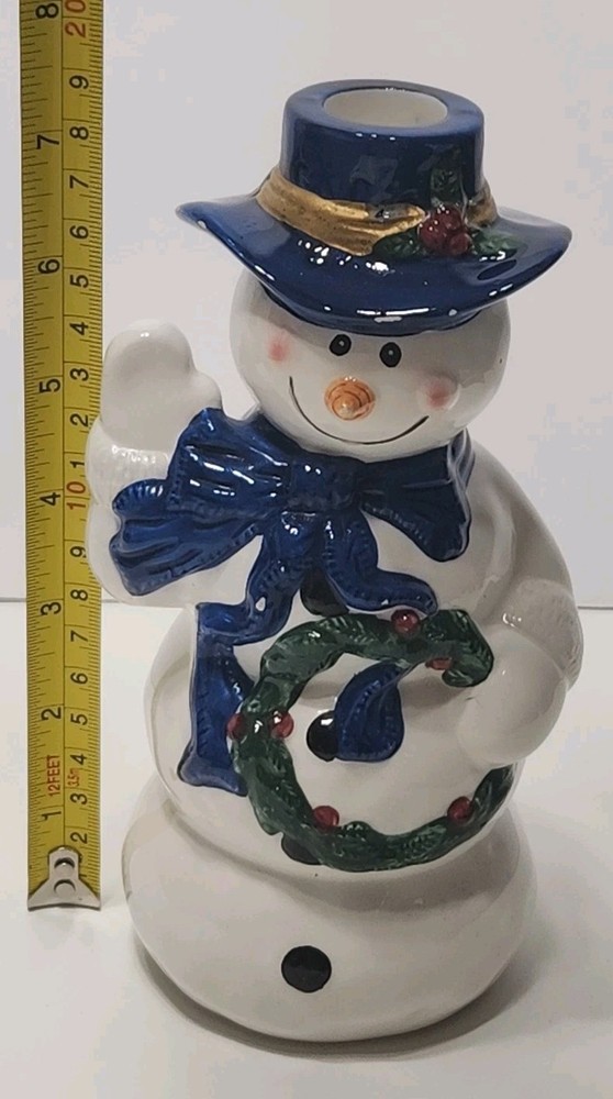 Snowman Candle Holder