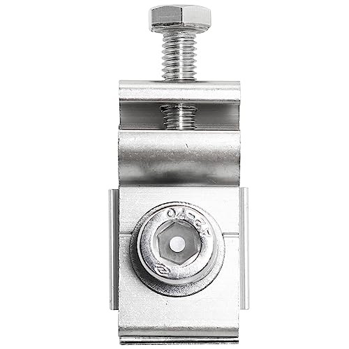 TAODAN Ground Lug Cable Clamp 4PCS Solar Panel Bolt-On Coupling Earthing