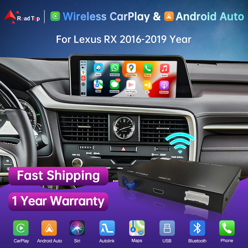 Wireless Carplay Android Auto Module For Lexus RX 2016-2019 Mirror Link AirPlay