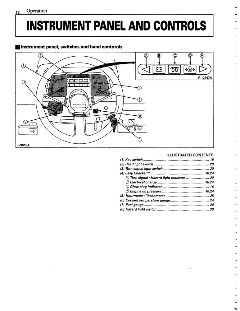 21 Tractor Operator's Instructions Maintenance Manual Fits Kubota B21